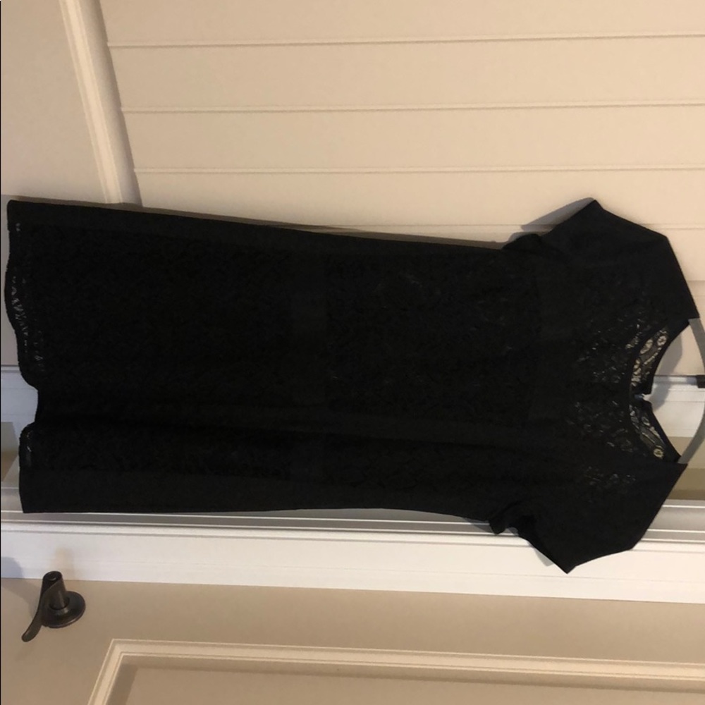 NWT Nanette Lapore Holiday LBD lace satin